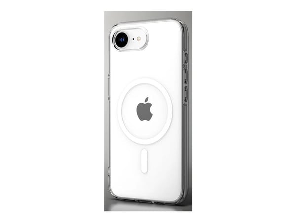 Spigen Liquid Crystal (MagFit), Suojus, Apple, iPhone 16e, 15,5 cm (6.1"), Läpinäkyvä, Valkoinen