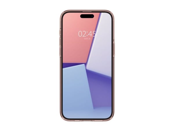 Spigen Crystal Flex – Bakstycke till mobiltelefon – polykarbonat, termoplastisk polyuretan (TPU) – rose crystal – för Apple iPhone 15 Pro Max