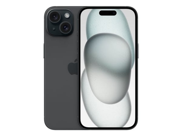 Apple iPhone 15 , 15,5 cm (6.1"), 2556 x 1179 piksler, 128 GB, 48 MP, iOS 17, Svart