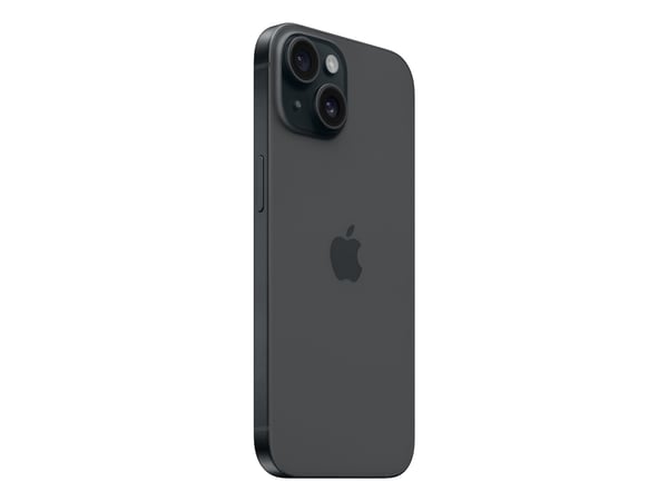 Apple iPhone 15 , 15,5 cm (6.1"), 2556 x 1179 piksler, 128 GB, 48 MP, iOS 17, Svart