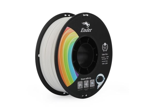 Creality3D Ender - Hvit - 1 kg - boks - PLA+ filament (3D)