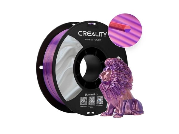 CR-Silk PLA Creality Filamentti (vaaleanpunainen-violetti)