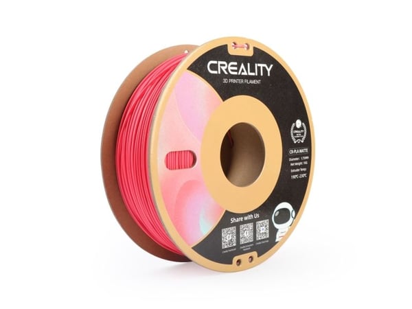 Creality3D - Mattrød - 1 kg - boks - CR-PLA filament (3D)