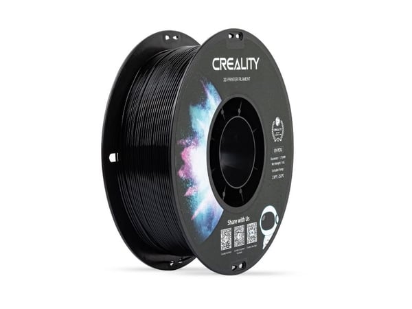 Creality 3D 3301030035. Trykkmateriale: Polyetylentereftalatglykol (PETG), Trykkfarger: Svart, Merkekompatibilitet: Creality 3D. Vekt: 1 kg, diamet...