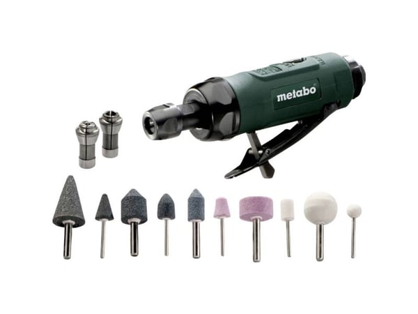 METABO PNEUMATISK RAK SLIPMASKIN DG 25 SET + TILLBEHÖR
