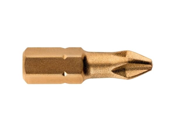 Metabo 628501000, 3 stykker, PH 2, 25 mm, 25,4 / 4 mm (1 / 4"), Sekskantet