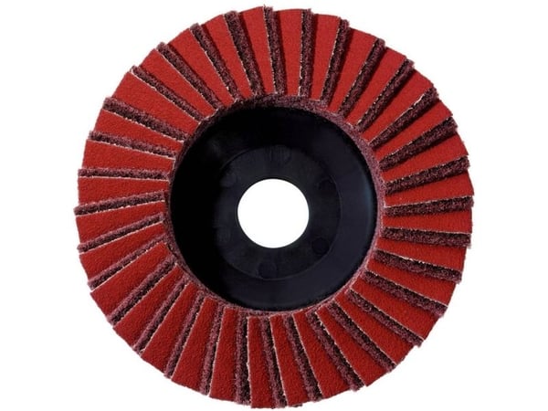 Metabo 626369000, Laikka, Metalli, Ruostumaton teräs, Terästä, 12,5 cm, Mikä tahansa tuotemerkki, Tasainen keskiosa, Punainen