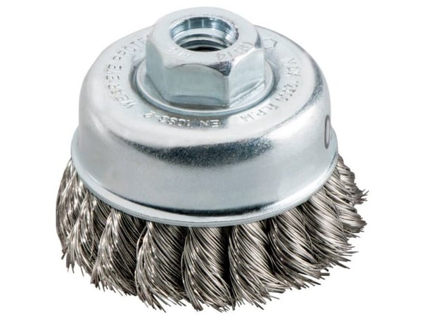 Metabo 623805000, Koppstålborste, Varje varumärke, 6,5 cm, Silver, M10, 0,35 mm