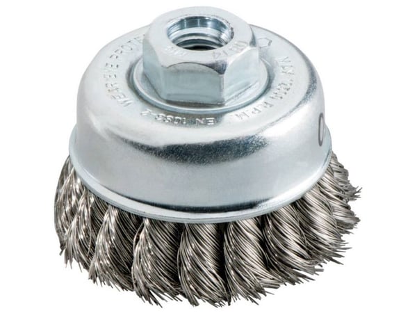 Metabo 623804000, Kopp stålbørste, Alle merker, 6,5 cm, Sølv, M10, 0,5 mm