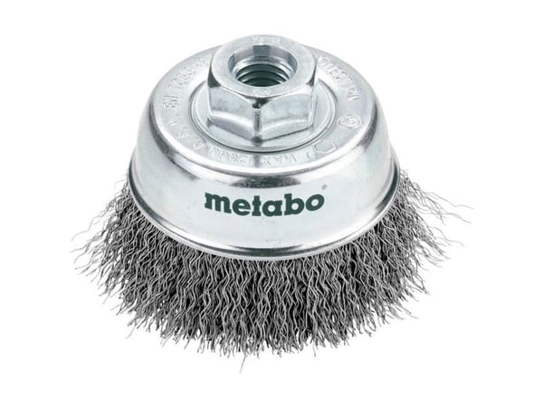 Metabo 623715000, Kuppiharja, 7,5 cm, Mikä tahansa tuotemerkki, Hopea, M14, 0,3 mm