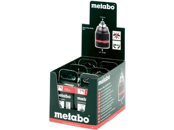 Metabo Futuro Plus S2M - Nyckellös chuck - 6 delar - 1/2" - 42.9 mm - 13 mm - längd: 72.4 mm