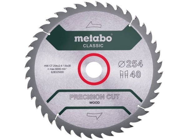 Metabo 628325000, MDF, Trä, 25,4 cm, 3 cm, 1,6 mm, 2,4 mm, Metabo