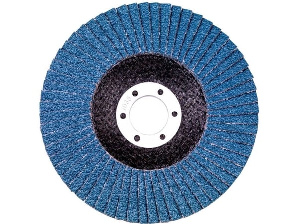 Metabo 623176000, Laikka, Metalli, Ruostumaton teräs, Terästä, 11,5 cm, Mikä tahansa tuotemerkki, Tasainen keskiosa, Sininen
