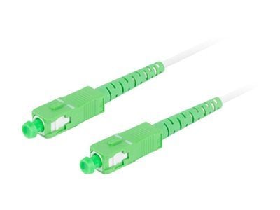 Lanberg - Patchkabel - SC/APC enkelttilstand (han) til SC/APC enkelttilstand (han) - 50 m. - 3 mm - fiberoptik - simplex - 9 / 125 micron - G.657.B...
