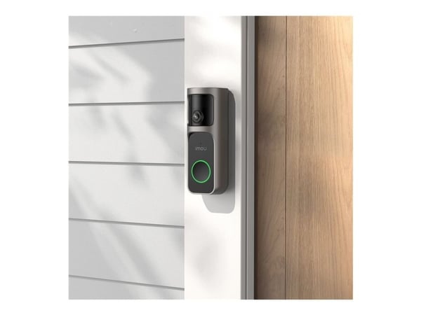 Imou Doorbell 3 Kit - Dörrklocka - true 360° panoramic view - trådlös - svart