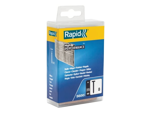 Naulat Rapid 5000183; 25 mm; 5600 kpl; tyyppi 8