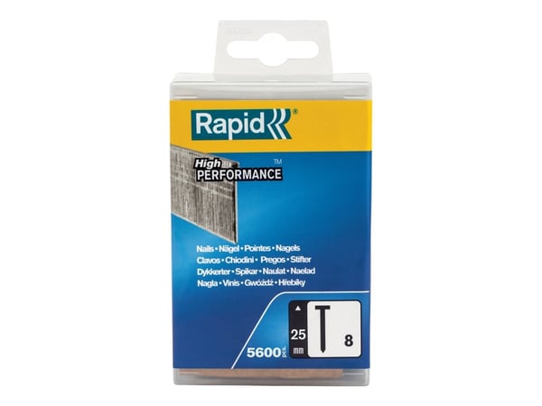 Naulat Rapid 5000183; 25 mm; 5600 kpl; tyyppi 8