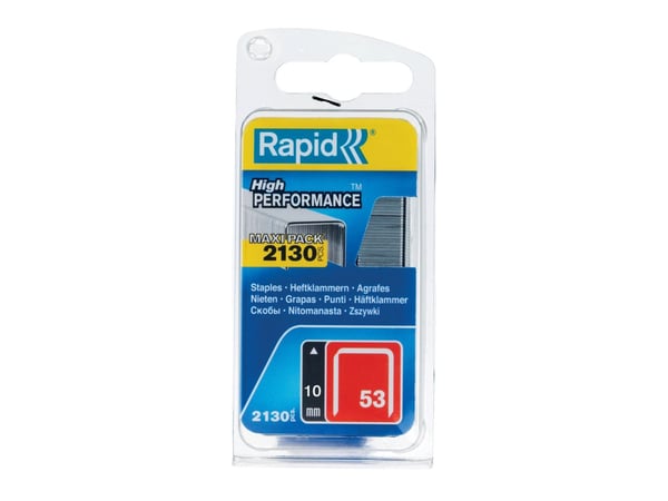 Rapid 5000743, Niittipakkaus, 1 cm, 2000 niitit, Etiketöinti, Metallinen, R53, R253, R353, R453, MS2.1, MS4.1, ALU610, ALU753, ALU853, ALU953, E100...