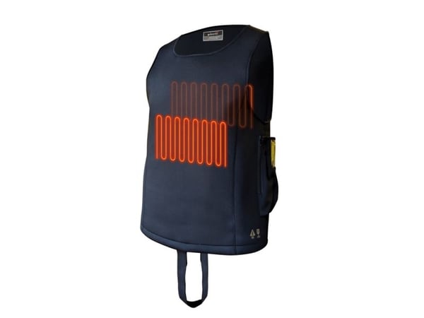 Glovii GMV1L, Svart, Softshell, L, Enveis Glidelås, 1 stykker, 300 g