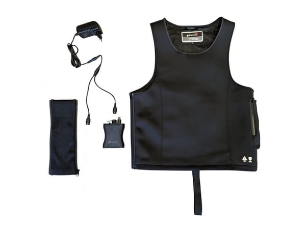 Glovii GMV1L, Svart, Softshell, L, Enveis Glidelås, 1 stykker, 300 g