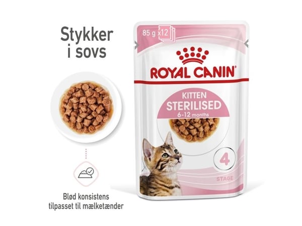 Royal Canin Sterilised Gravy 12x85g