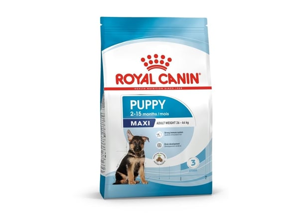Royal Canin Maxi Puppy, Valp, Maxi (26 - 44 kg), Ris, Grönsaker, 15 kg