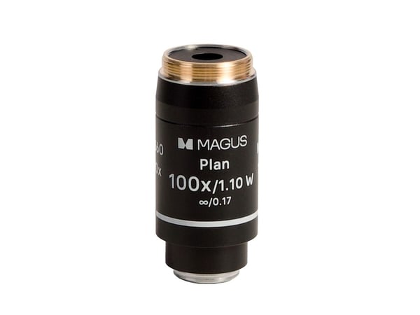 MAGUS 100PL60 W Plan 100х/1.10 ∞/0.17 H60mm objektiivi