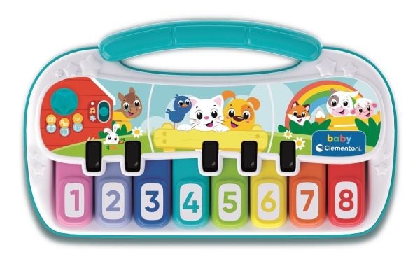Baby 17950, musikalsk leke, piano, 1,5 år, AAA, flerfarget