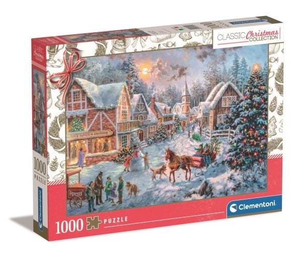 Clementoni Puslespil HQC Getting Ready for Christmas, 1000 brikker