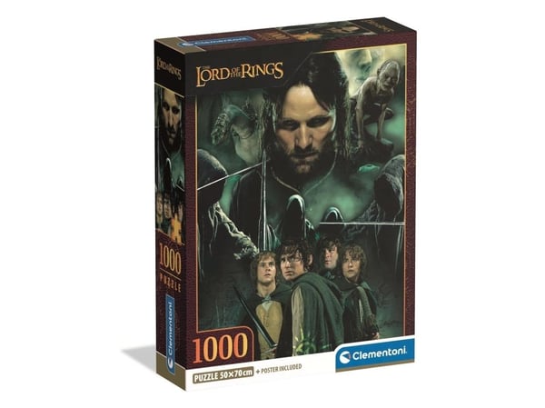 Clementoni Puzzle Compact Sormusten herra 1000 elementtiä (39963)