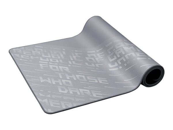 ASUS ROG Scabbard II Arctic Gray XXL, Grå, Mönster, Tyg, Gummi, Halksäker botten, Musmatta för spel
