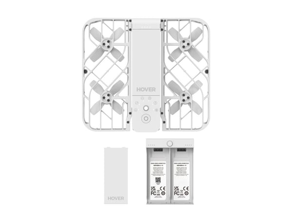 HOVERAir X1 - Åtgärd flygande kamera - Wi-Fi - vit