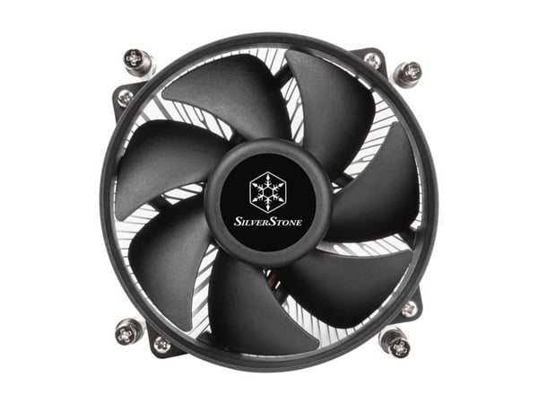 SilverStone NT09-1700 - Processorkylare - (för: LGA1700) - aluminiumfenor - 95 mm