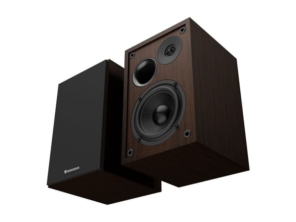 Genesis Arsen 302BT - Høyttalere - for PC - 2.0-kanal - trådløs - Bluetooth - 20 watt (Total) - brun