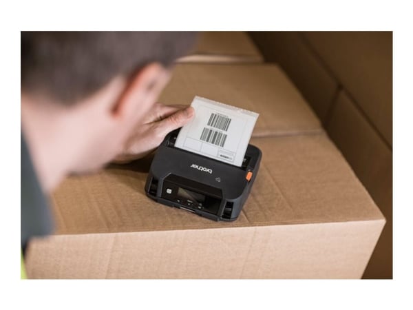 Brother RuggedJet RJ-4230BL - Kvitteringsskriver - direktetermisk - Rull (11,3 cm) - 203 dpi - inntil 127 mm/sek - USB 2.0, NFC, Bluetooth 4.2