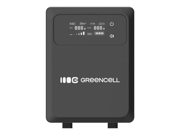 Green Cell UPSLPPC500 - UPS - med LCD-display - AC 155-285 V - 500 watt - 800 VA - utan batteri - utgångskontakter: 2