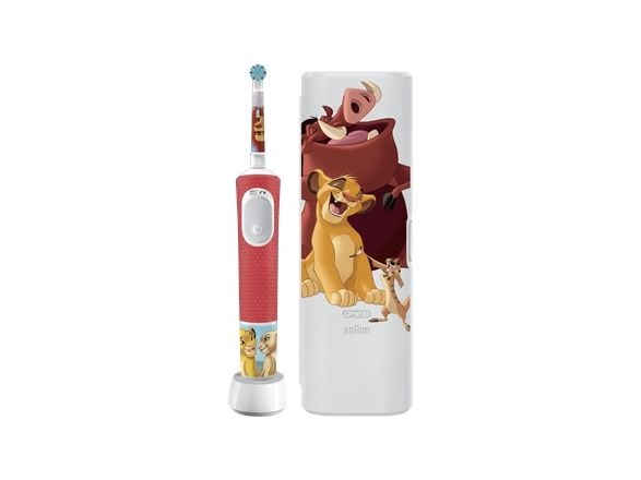 Oral-B Pro Kids elektrisk tannbørste Løve Konge rød
