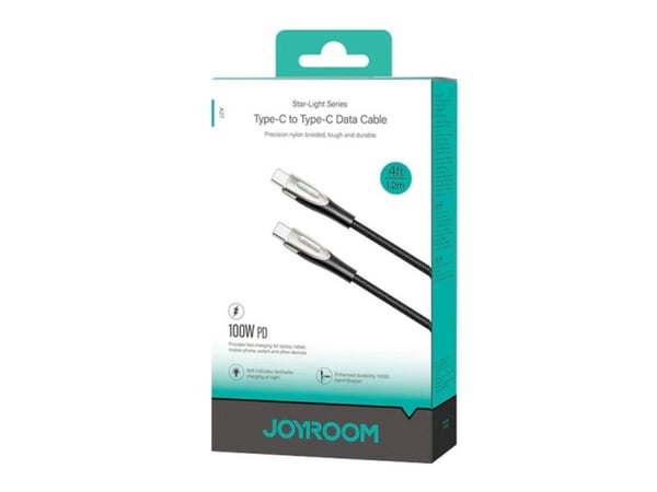 USB Joyroom USB-C til USB-C 1,2 m svart (JYR847)