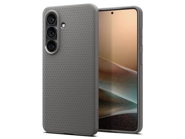 Spigen Liquid Air -kotelo SAMSUNG S26 Plus -puhelimelle, marmorinharmaa
