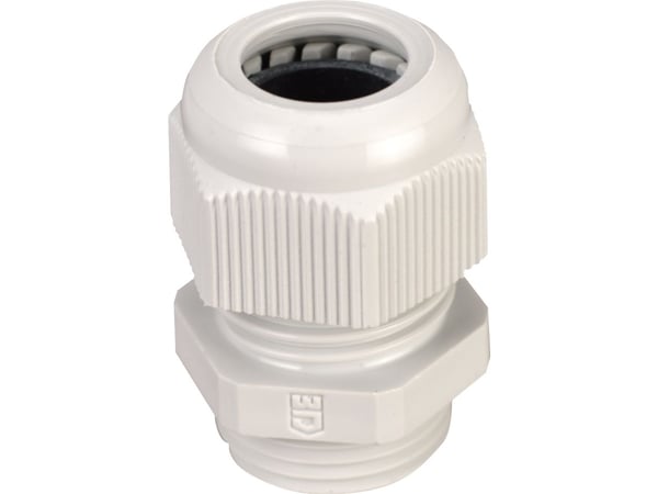 Jacob 50.632 Pa7035 50.632 Pa7035 Cable Gland With Strain Relief M32 Polyamide Grey-White Ral 7035 1 Pcs