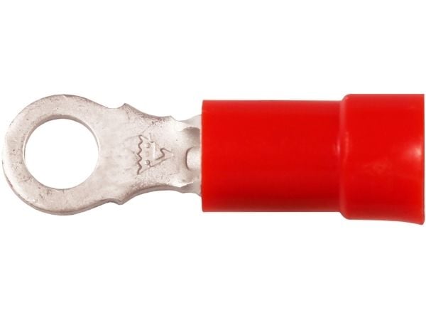 Nelco rengasliittimet M4 - punainen - (100 kpl)