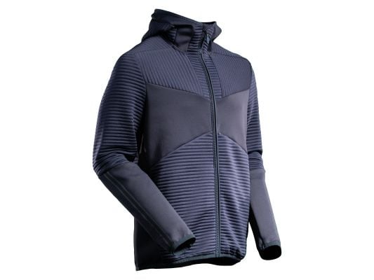 Fleecetakki 22603-681 w/hood navy M