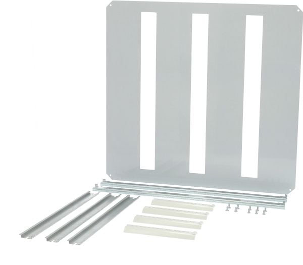 Fibox DRS ARCA 505021 Asennuskehys 3-rivinen Teräs Harmaa (L x S) 500 mm x 500 mm 1 kpl 1 kpl