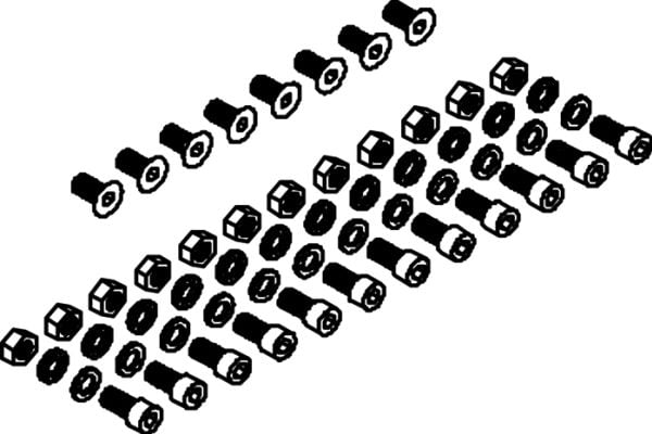 Monteringssats sockelram 0148-0000