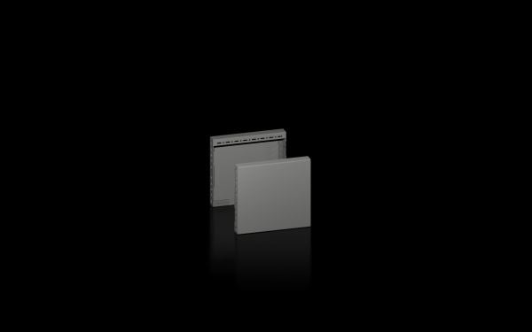 Rittal 8660.041, Sidepanel til strømskap, Rustfritt stål, Stål, 400 mm, 200 mm