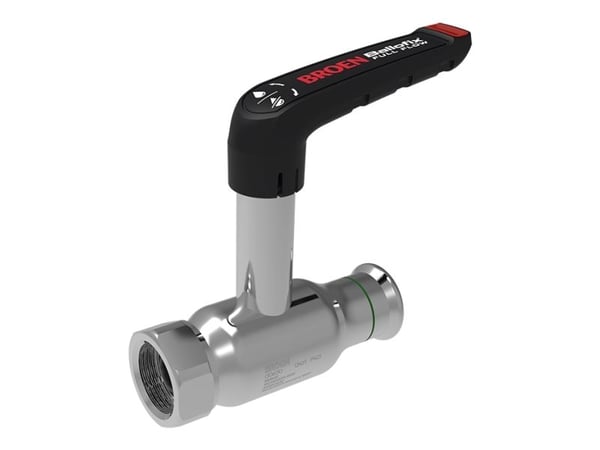 Broen Ballofix Full Flow RF 28x1 DN25 høj spindel.
