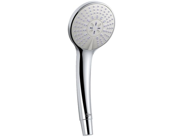 IDEAL STANDARD IDEALRAIN | Multi-funktion Håndbruser 100x245.5 mm i krom | Easy-grip, 3 strålefunktioner, WRAS, Ecoflow, 8 L/min flow regulator