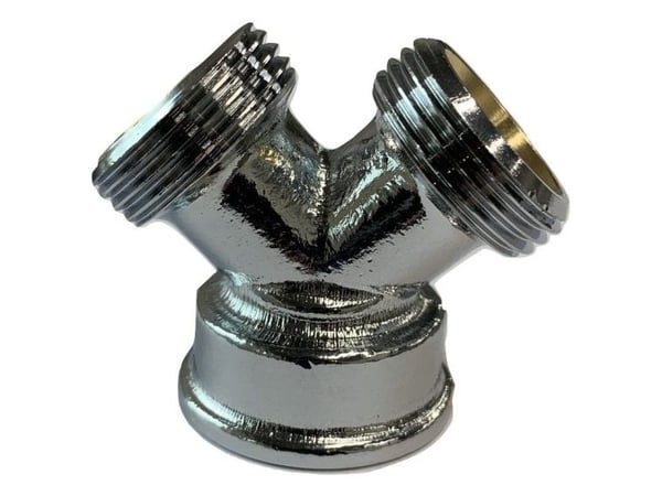 KVC Y-Forkromet 3/4'' gevind - Overgang ''Y'' 3/4'' mf x np(2)