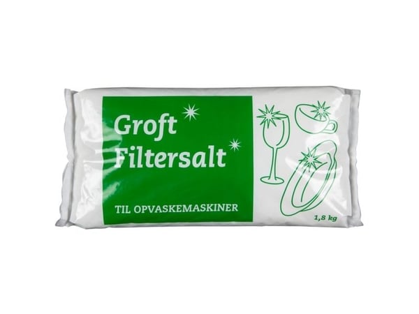 Salt til opvaskemaskine, 1,8kg, hvid 1 stk