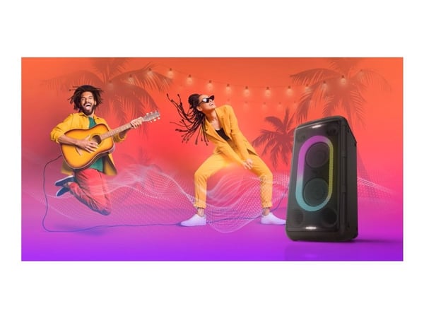 Panasonic SC-BMAX10E-K - Partyhögtalare - trådlös - Bluetooth - 150 watt - 2-vägs - svart